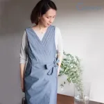 シンプル&ナチュラルが好きな方へ「シャンブレーエプロン 」