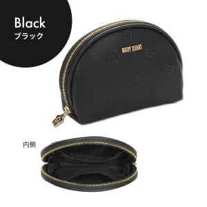 MARY QUANT／マリークワント シンプルエンボスデイジー ラウンドポーチ
