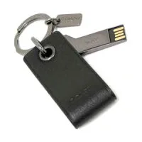 ビジネスにも重宝! キーリング 4GB USB メモリー ブラック 64143