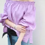 昨年の大ヒット商品からNEWカラー登場♪「40リネンブラウス」
