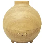 木目の球状フォルムが和の雰囲気に!木目調加湿器アロマデュフューザー 「Kardia(カルディア)」