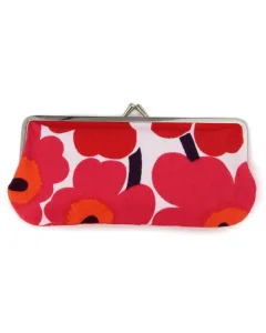 marimekko／マリメッコ Mini Unikko Silmalasikukkaro がま口ポーチ