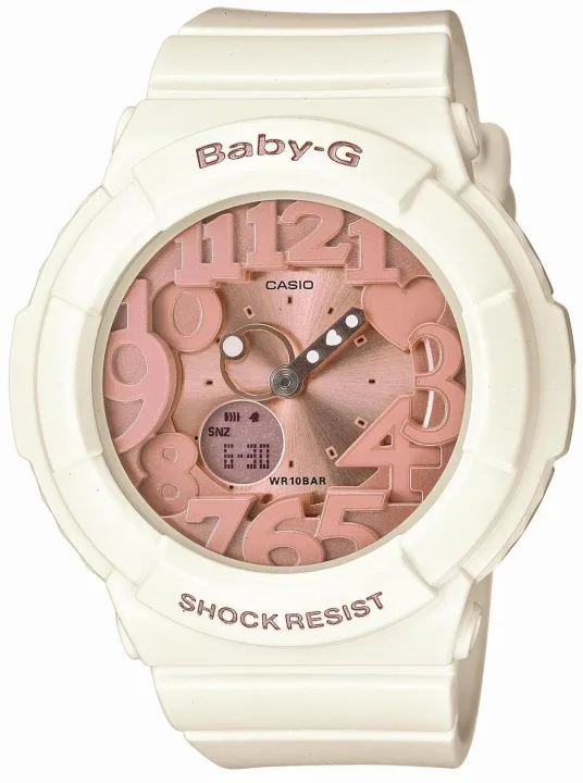 個性的なデザインが目を惹く「BABY-Gネオンダイアルシリーズ BGA-131-7B2JF レディース」