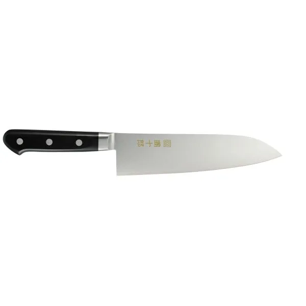 日本橋木屋 コスミック團十郎 鎌型 三徳包丁(洋)鍔付 割込 180mm