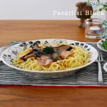 9.ステキな食器で食卓を明るく【アラビア ブラックパラティッシのプレート】