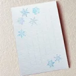 7. ペーパーアーツ 雪の結晶1枚入り