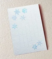 7. ペーパーアーツ 雪の結晶1枚入り
