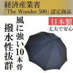ハンドル形状の変更も可 日本製 雨傘 折り畳み傘