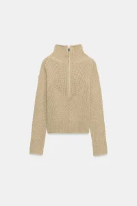 ZARA／ザラ テクスチャー ニットセーター