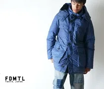 国産デニムブランドとのコラボ作品「FDMTL 刺子ダウンジャケット」