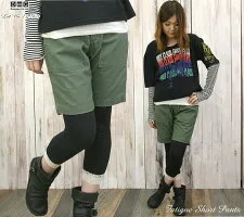 飽きのこないファティーグショートパンツ