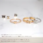 愛着がわくシンプルなイニシャルデザイン　イニシャル ネーム リング"Initial"