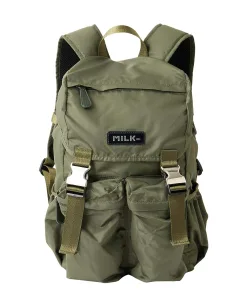 MILKFED／ミルクフェド LOGO PLATE BACKPACK