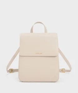 CHARLES & KEITH／チャールズアンドキース フロントフラップ ストラクチャーバックパック