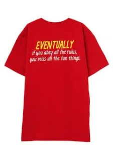 EVENTUALLY オーバーサイズロゴTシャツ