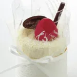 まるで本物のスイーツみたい！「ケーキタオルのプチギフトガレットオランジェ」
