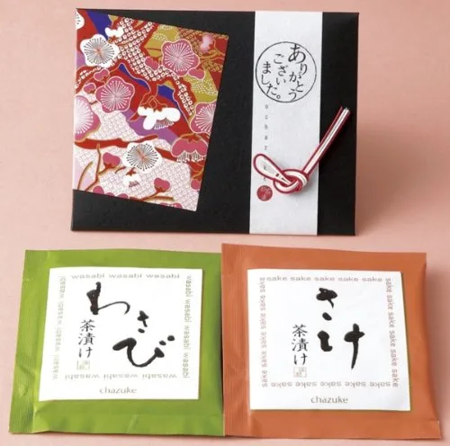 さけ・わさび2種類の味を楽しめる「お茶漬けさらり 和風のプチギフト」