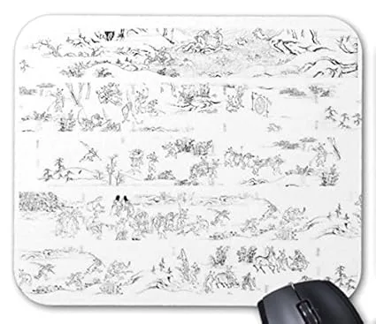 絵巻物のハイライトをピックアップ「国宝・鳥獣人物戯画のマウスパッド」