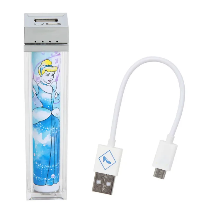 大人かわいいグッズ♪シンデレラのモバイルバッテリー