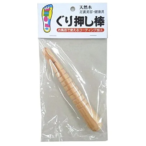 シンプルで使いやすい「木製 ツボ押し棒」