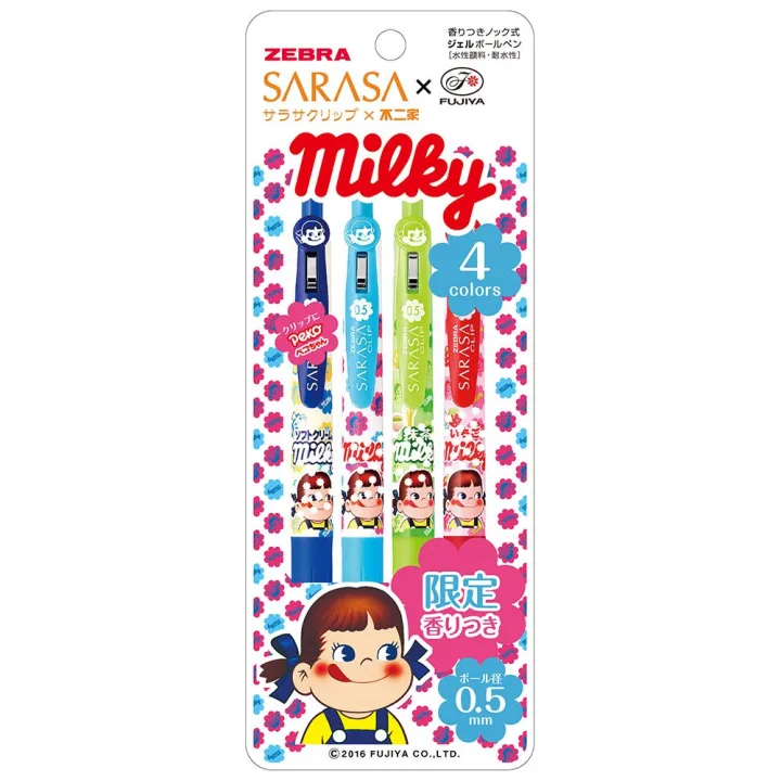 サラサとペコちゃんのコラボグッズ♪香り付きボールペン