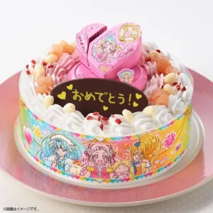 キャラデコお祝いケーキ ＨＵＧっと！プリキュア(5号サイズ)