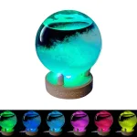 Storm Glass Barometer with LED Lights