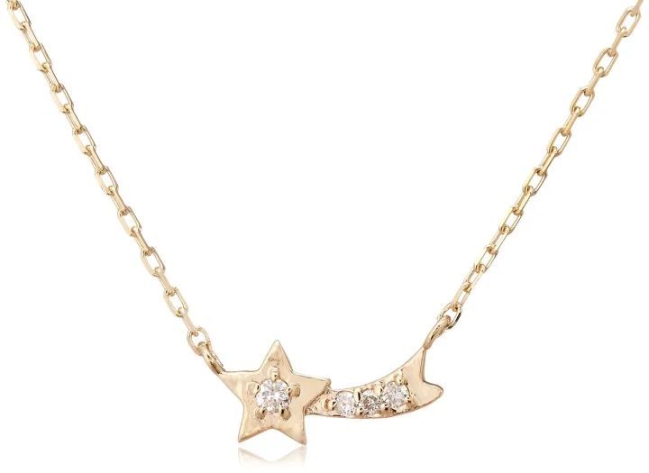 星に願いを♡ロマンチックな流れ星 ネックレス
