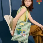 ストライプパイルトートBAG