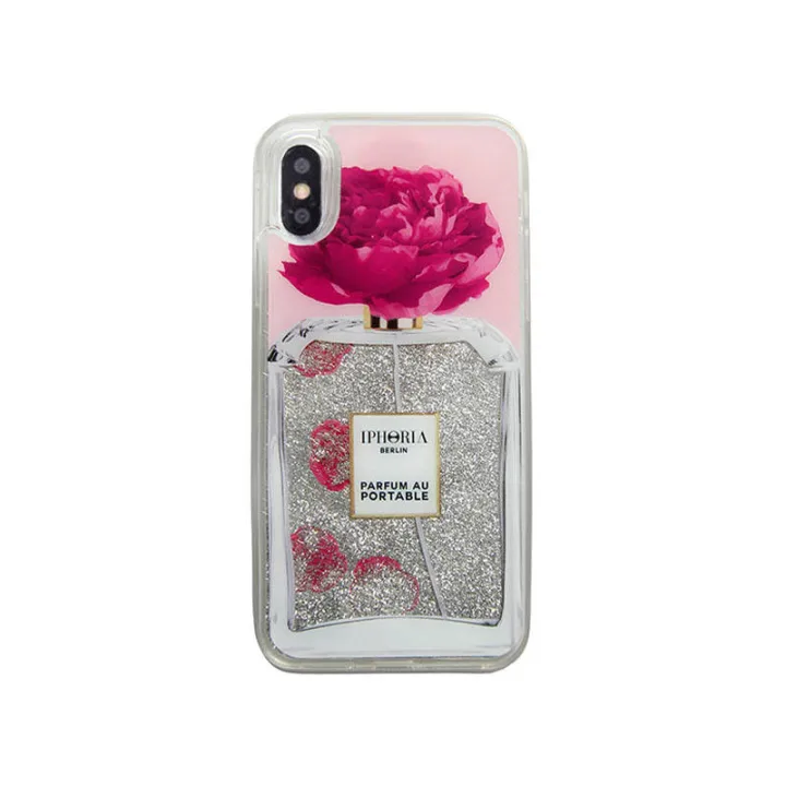 【iPhone X】女性の永遠の憧れ!フラワーパフュームケース♡