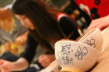 陶芸工房彩泥窯の手作り夫婦茶碗体験