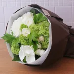 贈る側も安心できる「【フロレアル】 ブーケロン LLサイズ パリスタイルの花束」