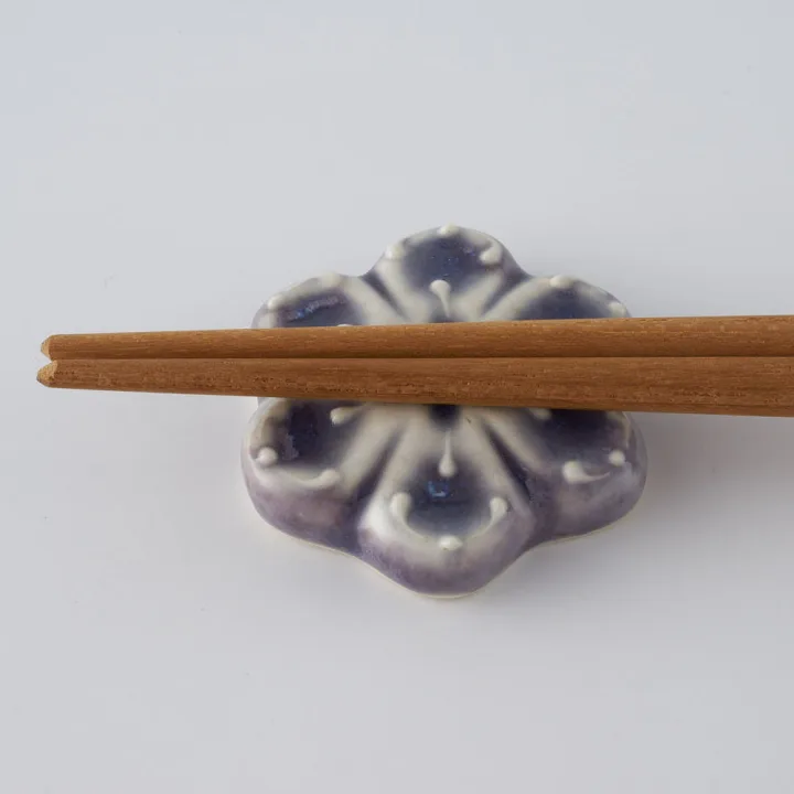 佐藤美季(陶芸作家) 箸置き(青紫)