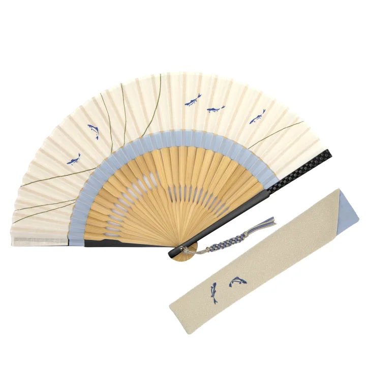 白竹堂 えんぎもの 扇子セット(鮎)