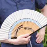 白竹堂 えんぎもの 扇子セット（鮎）