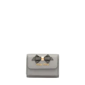 miumiu／ミュウミュウ リボン付 レザー 財布
