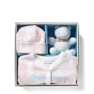 POLO RALPH LAUREN／ポロラルフローレン ベビー くまちゃん付き ギフトセット