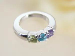 Baby Ring Facet／ベビーリングファセット K10 ホワイトゴールド ベビーリング エタニティ