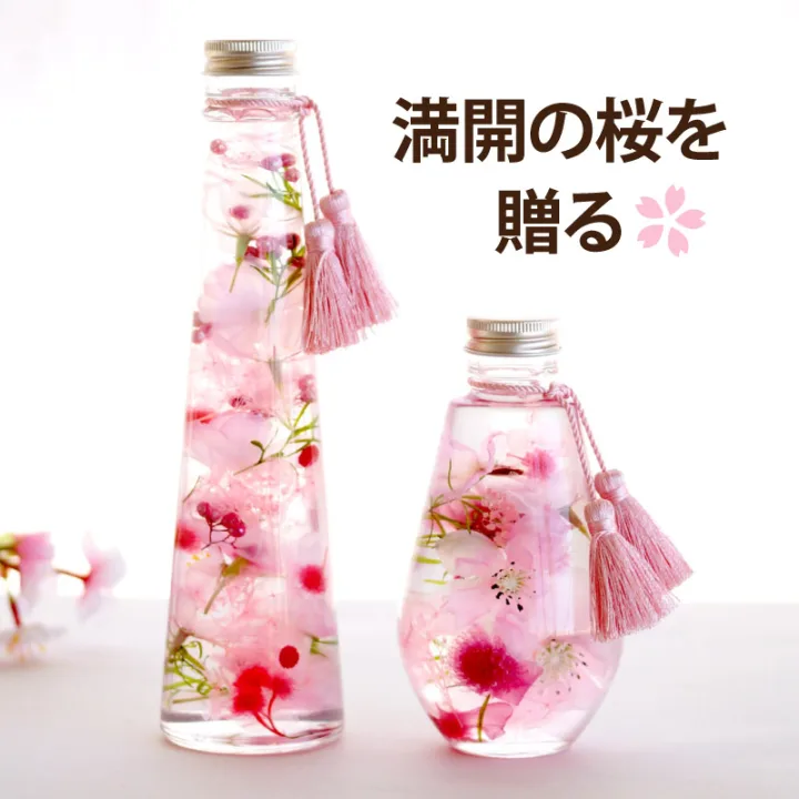 満開の桜が大好きなママに贈りたい「桜ハーバリウムL」