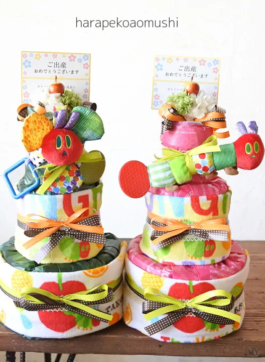 1位 実用性と華やかさを兼ね備えた おむつケーキ