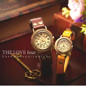 LOVE four／ラブフォー ハンドメイド アンティークペアウォッチ