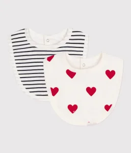 Petit Bateau／プチバトー スタイ２枚組