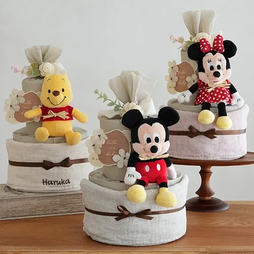 Belle Vie ディズニー ぬいぐるみ タオルおむつケーキ