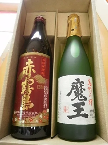 幻の焼酎「魔王」と「赤霧島」