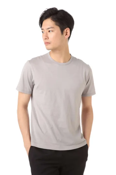 こだわりコットン素材が魅力の「クルーネック半袖Tシャツ」