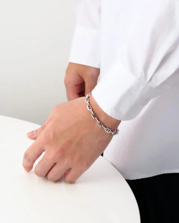 GLUCK Anchor Chain Bracelet
