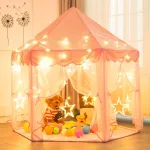 プリンセス城型のキッズテント