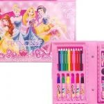 ディズニープリンセス バッグ型 お絵かきセット 42種類