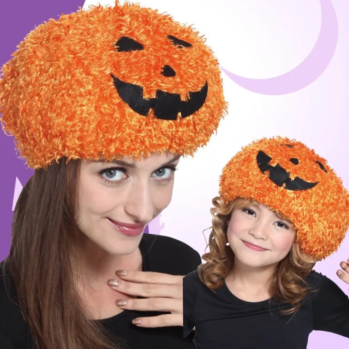 もこもこの生地がかわいいパンプキンアフロ