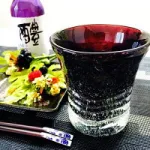 黒紫泡グラス